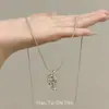 Colar Longo Ajustável Estilo Coreano Pinha Dourada para Mulheres, Corrente de Suéter de Luxo Leve de Alto Padrão, Acessório Simples para Outono e Inverno
