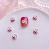 Lote Completo de Joias para Nail Art de Laço Rosa Rosa Celebridade da Internet Textura Fosca Tinta Spray Flor de Amor Decoração de Unha Atacado