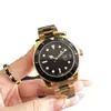 Relógio Luminoso à Prova d'Água Novo Modelo Aliexpress Comércio Exterior Popular Masculino Pulseira de Aço Imitação de Relógio Mecânico Fornecedor Fabricante Mesa