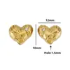 Acero Inoxidable Color Oro 18K Conservación del Color Zirconia Incrustada Separador Cuentas Pulsera Pulseras de Cuentas DIY Hechas a Mano Accesorios para Pulseras