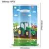 Bolsas de regalo para fiestas de huellas de perro de venta caliente transfronterizas, bolsas de regalo de recuerdo de dibujos animados de fútbol, bolsas de plástico para dulces, suministros de decoración de cumpleaños