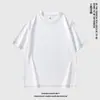 Masculino Simples 2025 Roupas Largas Tops Berlim Casual Verão Camiseta Nova Marca Tendência Manga Curta Gola Redonda Sem