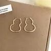 Brincos Minimalistas de Cabaça para Mulheres, Nova Tendência de Moda de Nicho 2025, Brincos Versáteis para o Dia a Dia, Estilo Cool