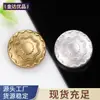 Abrigo Pequeño de Metal con Patrón de Sol de Encaje, Rompevientos, Suéter, Botones de Punto, Sensación de Alta Gama