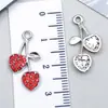 Aceite de Fruta K Blanca Transfronterizo Aleación con Goteo Fresa Plátano Cereza Accesorios para Joyería DIY Llavero Pulsera Collar Colgante