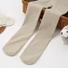 Medias de Rayas Verticales de Algodón para Niños al por Mayor Calcetines de Baile con Suela Antideslizante de Grafeno Leggings de Primavera y Otoño para Niñas