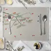 Folhas Jogo Americano Criativo Estilo Europeu Jogo Americano de Mesa Suprimentos de Cozinha Jogo Americano de Jantar Ocidental Porta-copos logo