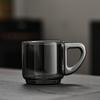 Taza Pequeña de Vidrio para Té del Fabricante, Taza de Degustación, ABS con Asa, Antiescaldante, para el Hogar y la Oficina, Vaso de Agua de Lujo Ligero de Gama Alta, Taza Individual