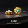 En stock, entrega rápida, accesorios tradicionales de oro arena que no se decoloran, pulseras de estilo chino, colgantes, accesorios hechos a mano para DIY, productos semiacabados