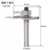 Cortador de bola T-Cutter com fenda Cortador de entalhe Liga de tungstênio Fresa para carpintaria Oferta especial de sopro de areia de grau industrial
