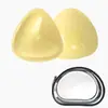 Esponjas Triangulares para Pezones Pasties de Seno para Mujer Push Up Autoadhesivas Almohadillas para el Pecho Esponja Engrosada Invisible Inserciones para Traje de Baño Bikini Lencería