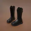 Zapatos para niñas, botas altas para niños, botas altas estilo otoño e invierno, nuevo modelo 2026, botas de caña alta estilo princesa, botas de algodón para niñas pequeñas