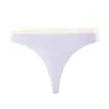 Calcinha T-shirt Cross-Border com Combinação de Cores, Feminina, Confortável e Ajustada, Cintura Baixa Sem Costura de Seda Gelada, Fio Dental Feminino