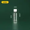 30 50 100 200 250ml Botellas Transparentes con Escala, Botellas de Plástico para Líquidos, Botellas para Muestras, Botellas de Medicina