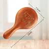 Mini Pente de Sândalo com Almofada de Ar para Crianças, Compacto e Portátil, Pente com Airbag para Massagem dos Meridianos da Cabeça, Pente de Madeira Sólida para Pentear Cabelos Volumosos