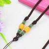 Collar de Ámbar con Cuentas Cordón Colgante para Suéter Cuerda para Colgar Joyería de Jade Accesorios Suministro de Origen Juego Cultural Cadena para Suéter