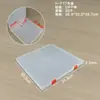 Caixa de Plástico PP Caixa com Trava Transparente Caixa para Arquivos Flip Caixa de Armazenamento de Brinquedos Acessórios Caixa para Máscaras Caixa Organizadora de Mesa Atacado