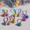 Diadema de Goma Elástica para Niñas para Atar el Cabello, Linda Diadema de Dibujos Animados para Cola de Caballo Alta para Niñas Pequeñas para Trenzar, Alta Elasticidad Sin Dañar el Cabello