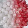 Urso Resinado com Cabeça de Gato e Patas de Gato que Mudam de Cor com Luz UV, Pulseira com Contas Espaçadoras para Celular, Acessórios para Corrente de Celular DIY Feita à Mão