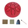 Mini tambor etéreo de 3 pulgadas y 6 notas, tambor de bolsillo, tambor de lengüeta de acero, instrumento de percusión para principiantes infantiles al por mayor