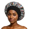 Touca de Cetim de Alta Elasticidade de Aba Larga Transfronteiriça da Amazon Chapéu para Cuidados com o Cabelo de Salão de Beleza Feminino Chapéu para Pós-parto Quimioterapia