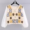 Estilo Étnico Nuevo Casual Tejidos de Punto Bordados Bordados Temperamento Ropa para Mujer Venta al por Mayor Estilo Corto Tendencia Estilo Chino
