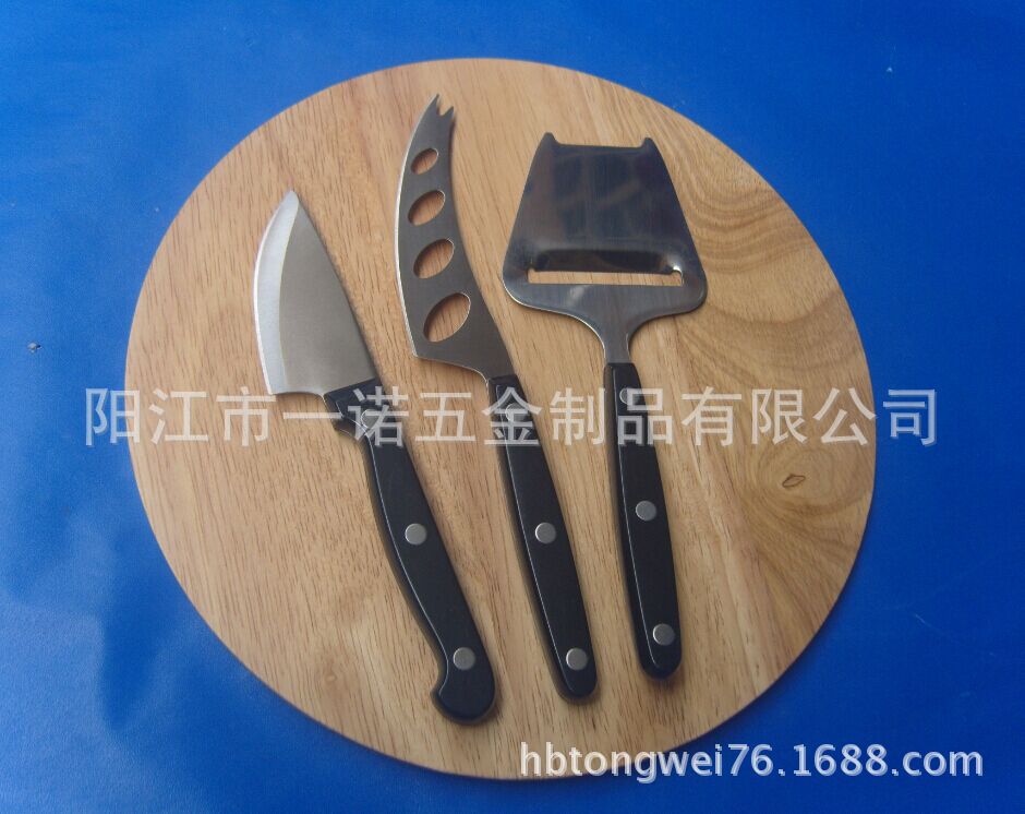 F-009K奶油刀芝士刀比萨刀黄油刀起司刀牛油刀芝士套装套装