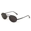 Gafas de Sol Retro de Doble Puente Transfronterizas Europeas y Americanas Montura Pequeña Gafas de Sol con Visera Gafas de Sol de Alta Gama para Hombre Gafas de Sol con Visera para Conducir para Mujer