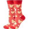 Calcetines de otoño e invierno de Amazon para mujer, calcetines de animales, calcetines de frutas, calcetines de marea para hombre, calcetines de comida divertidos.