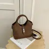 Bolsa de Balde Exquisita Simples Transfronteiriça de Verão 2026 para Mulheres, Bolsa de Ombro Transversal Fashion, Bolsa de Mão de Nicho