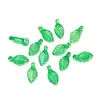 Hojas Acrílicas Coloridas Hoja de Uva Accesorios con Cuentas Decoración Hecha a Mano DIY Pendientes Pulsera de Cuentas Colgante Pequeño
