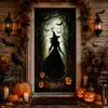 Cubierta de Puerta de Halloween Amazon 2026 Producto Nuevo Decoración de Ambiente para Entrada Exterior Cortina de Puerta de Calabaza de Terror Cubierta de Puerta Transfronteriza
