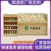 Vitrina de cigarrillos para tienda de conveniencia Vitrina de cigarrillos multifuncional para supermercado integrada con caja registradora Vitrina de madera para cigarrillos y alcohol Tienda de conveniencia pequeña