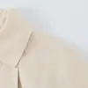 Ropa de mujer transfronteriza al por mayor 2026 otoño nuevo estilo europeo y americano diseño nicho holgado corto gabardina 3811242