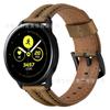 Adecuado para Samsung Galaxy Watch Active1/2 Watch correa de reloj de primera capa de cuero genuino con doble hueso de dragón
