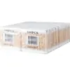 Hisopos de Algodón Doble Punta de Madera en Bolsa de Alta Calidad, Hisopos de Algodón Desechables Sanitarios, Palillos de Belleza, Hisopos de Algodón para Maquillaje 30/80/100