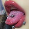Piercing para la lengua, anillo para la lengua, joyería para la lengua, piercing con personalidad punk, venta directa de fábrica, nuevo en Amazon