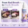 Spray de Higiene Oral para Pets Kineshinex Limpa os Dentes e Refresca o Hálito Limpador de Higiene Oral para Gatos e Cachorros