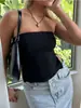 Primavera e Verão 2025 Transfronteiriço Amazon Aliexpress Estação Independente Europeu e Americano Top Tubo Sexy Colete Hot Girl Camisa de Base de Alta Elasticidade