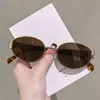 Atacado e Varejo Dropshipping Óculos de Sol Pequenos com Armação de Metal Retrô para Homens e Mulheres, Óculos de Sol de Alto Padrão Estilo Old Money com Proteção UV