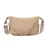 Bolsa transversal casual de grande capacidade, modelo novo 2026, bolsa de nylon simples e versátil para homens e mulheres, bolsa de ombro simples e leve