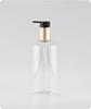 Botella de champú de alta calidad PETG 350ml botella de gel de ducha 500ml botella de hombro redondo personalización de rellenado de emulsión