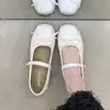 Zapatos de Moda Estilo Francés para Mujer 2026 Nuevo Verano Ropa de Exterior con Faldas Zapatos de Salón Estilo Ballet Zapatos de Cuero Mary Jane