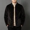 Otoño/Invierno 2026 Nuevo Chaqueta de Algodón Engrosada con Pana y Terciopelo Plus para Hombre Acolchado de Diamante Abrigo de Algodón de Pana Terciopelo Ropa de Abrigo