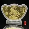 2026 Año del Caballo Moneda Conmemorativa Sólida Caballo de la Fortuna Moneda de Oro Lingote de Oro Adorno Moneda de Oro de Año Nuevo Bolsa de la Suerte Regalo