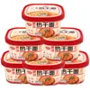 Macarrão Quente Seco Pronto para Comer, Macarrão Instantâneo Sem Cozinhar, Caixa Completa de Macarrão Instantâneo Embalado em Tigela, Dropshipping Macarrão Quente Seco de Wuhan