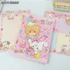 Cuaderno de Página de Color Mary Kitty de Dibujos Animados, Layout Plano, Tamaño B5, de Alto Valor para Estudiantes, Notas Simples, Diario, Planificador