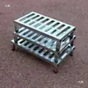Prateleira de armazenamento em aço inoxidável suporte de chão para flores suporte para carvão suporte de cozinha banheiro base para máquina de lavar lata