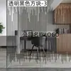 Película Gradiente de Vidro para Escritório Simples Anticolisão Pontos Gradientes Linha da Cintura Decorativa de Vidro Padrão Geométrico
