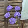 5 Hortênsias Pequenas, Hortênsias Simuladas, Flores de Casamento, Arranjos de Cena, Decoração de Casa, Atacado Transfronteiriço de Exportação Flores de Seda